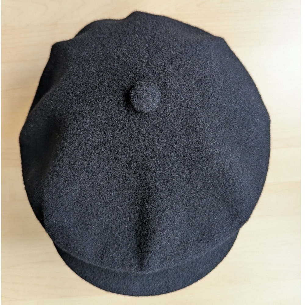 Kangol Wool Hawker Cap Black Newsboy Hat 0259BC03 Large - Picture 5 of 8